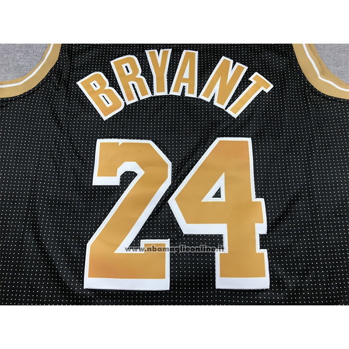 Maglia Los Angeles Lakers Kobe Bryant #24 Select Series Or Nero